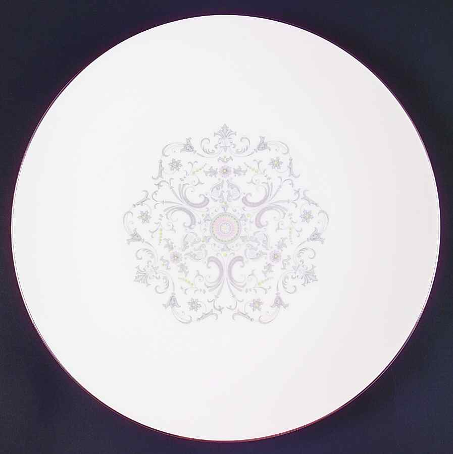 Bridal Lace 12" Chop Plate (Round Platter) by Royal Worcester-1