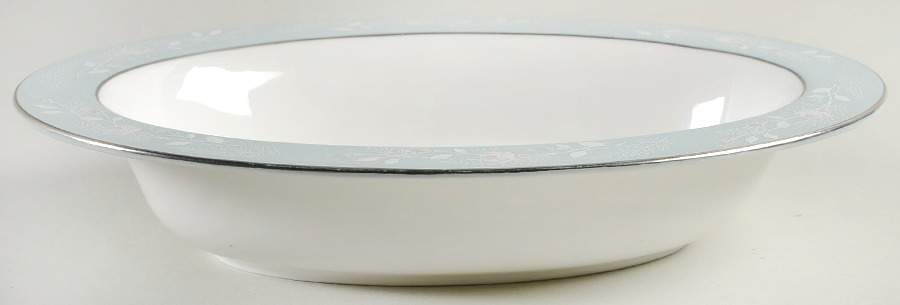 Bridal Rose 10" Oval Vegetable Bowl by Royal Worcester-1