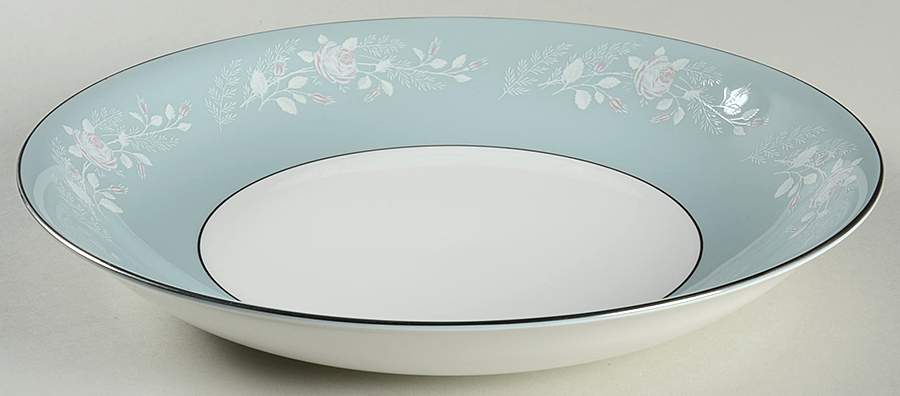 Bridal Rose Large Deep Dish by Royal Worcester-1