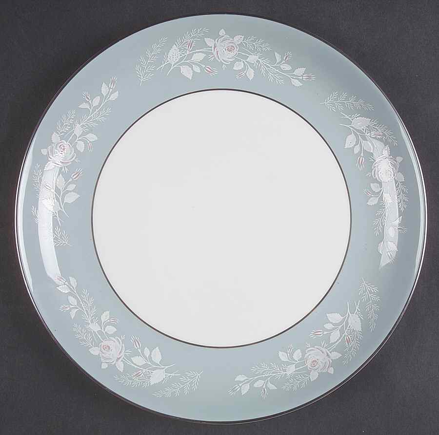 Bridal Rose Cake Plate by Royal Worcester-1