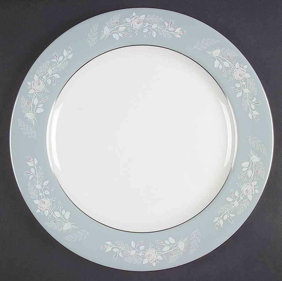 Bridal Rose 12" Chop Plate (Round Platter) by Royal Worcester-1