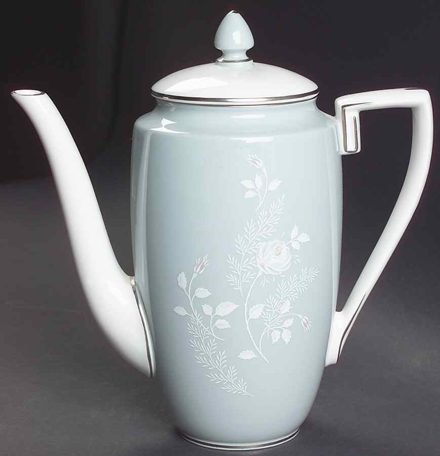 Bridal Rose Mini Coffee Pot & Lid by Royal Worcester-1