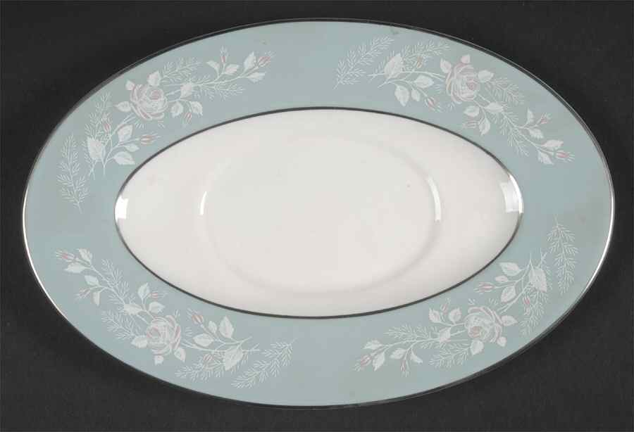 Bridal Rose Underplate for Gravy Boat by Royal Worcester-1