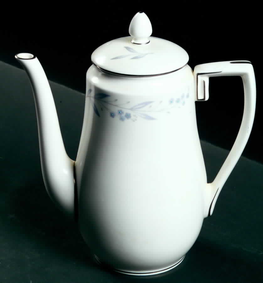 Bridal Wreath Coffee Pot & Lid by Royal Worcester-1