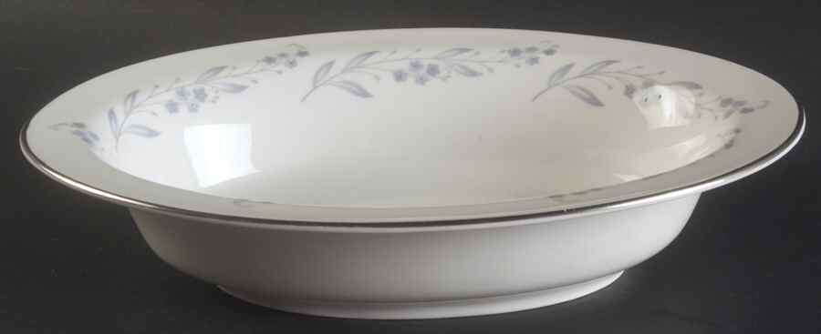 Bridal Wreath 10" Oval Vegetable Bowl by Royal Worcester-1