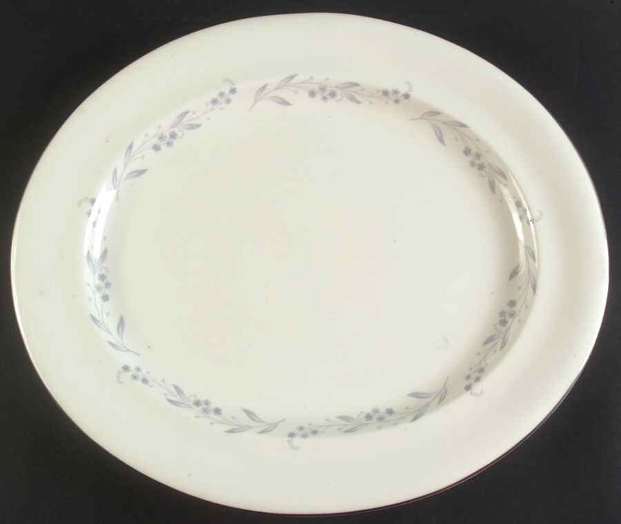 Bridal Wreath 17" Oval Serving Platter by Royal Worcester-1
