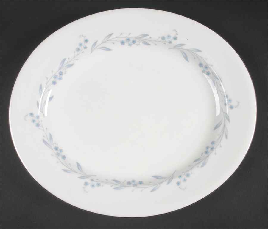 Bridal Wreath 13" Oval Serving Platter by Royal Worcester-1