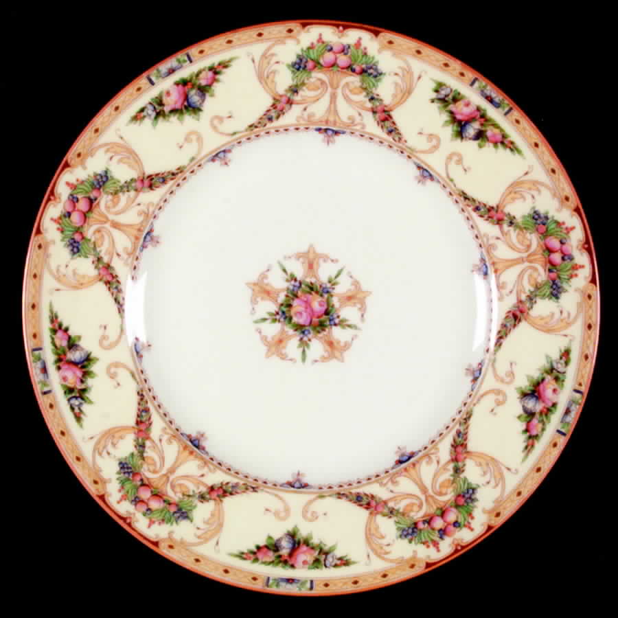 Buckingham Yellow Luncheon Plate by Royal Worcester-1