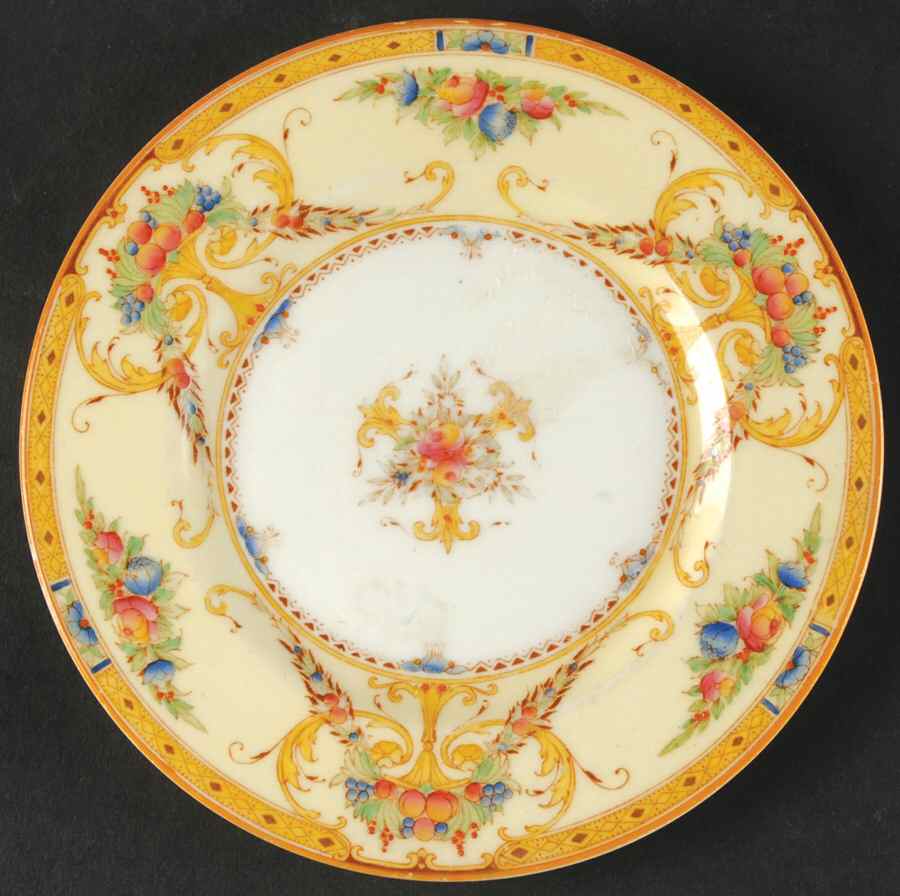 Buckingham Yellow Bread & Butter Plate by Royal Worcester-1