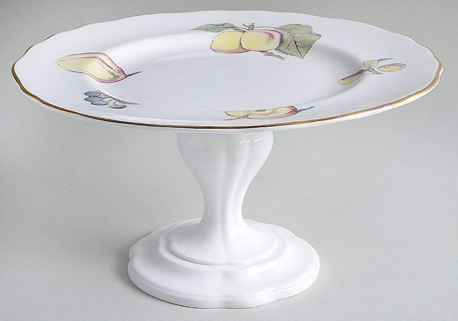 Burbank 9" Diameter Pedestal Cake Stand by Royal Worcester-1