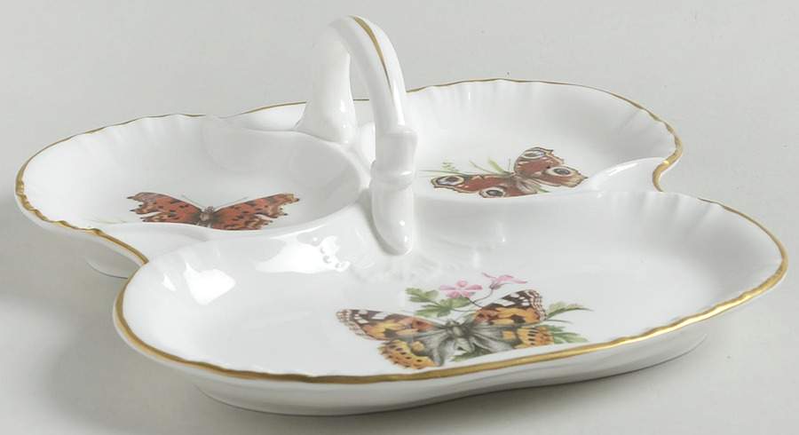 Butterflies 3-Part Relish by Royal Worcester-1