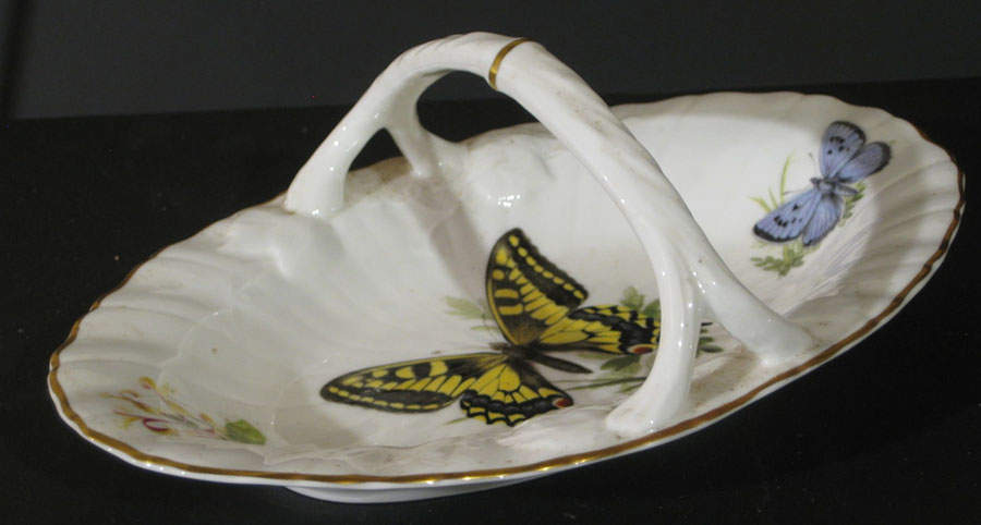 Butterflies Small Basket by Royal Worcester-1