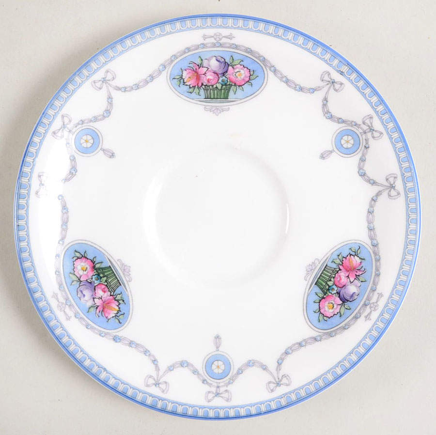 Cameo Saucer for Bouillon Cup by Royal Worcester-1