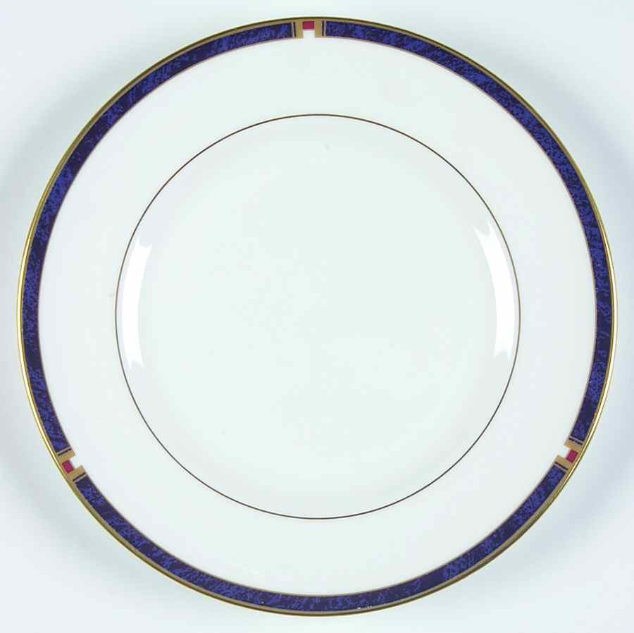 Carina Blue Bread & Butter Plate by Royal Worcester-1