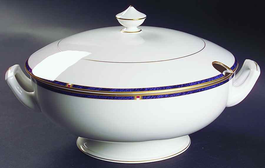 Carina Blue Tureen &  Lid by Royal Worcester-1
