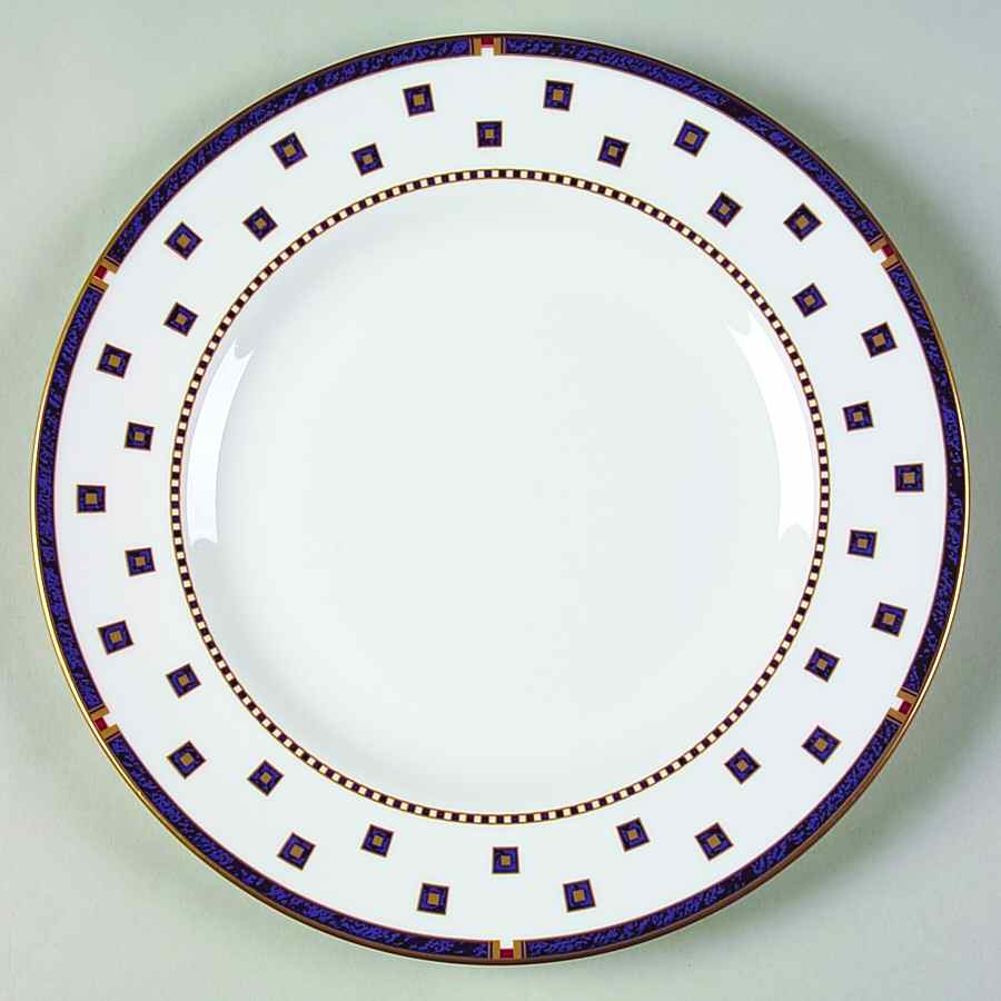 Carina Blue Accent Luncheon Plate by Royal Worcester-1