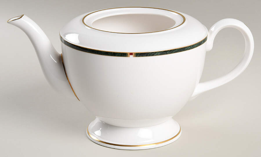 Carina Green Teapot No Lid by Royal Worcester-1