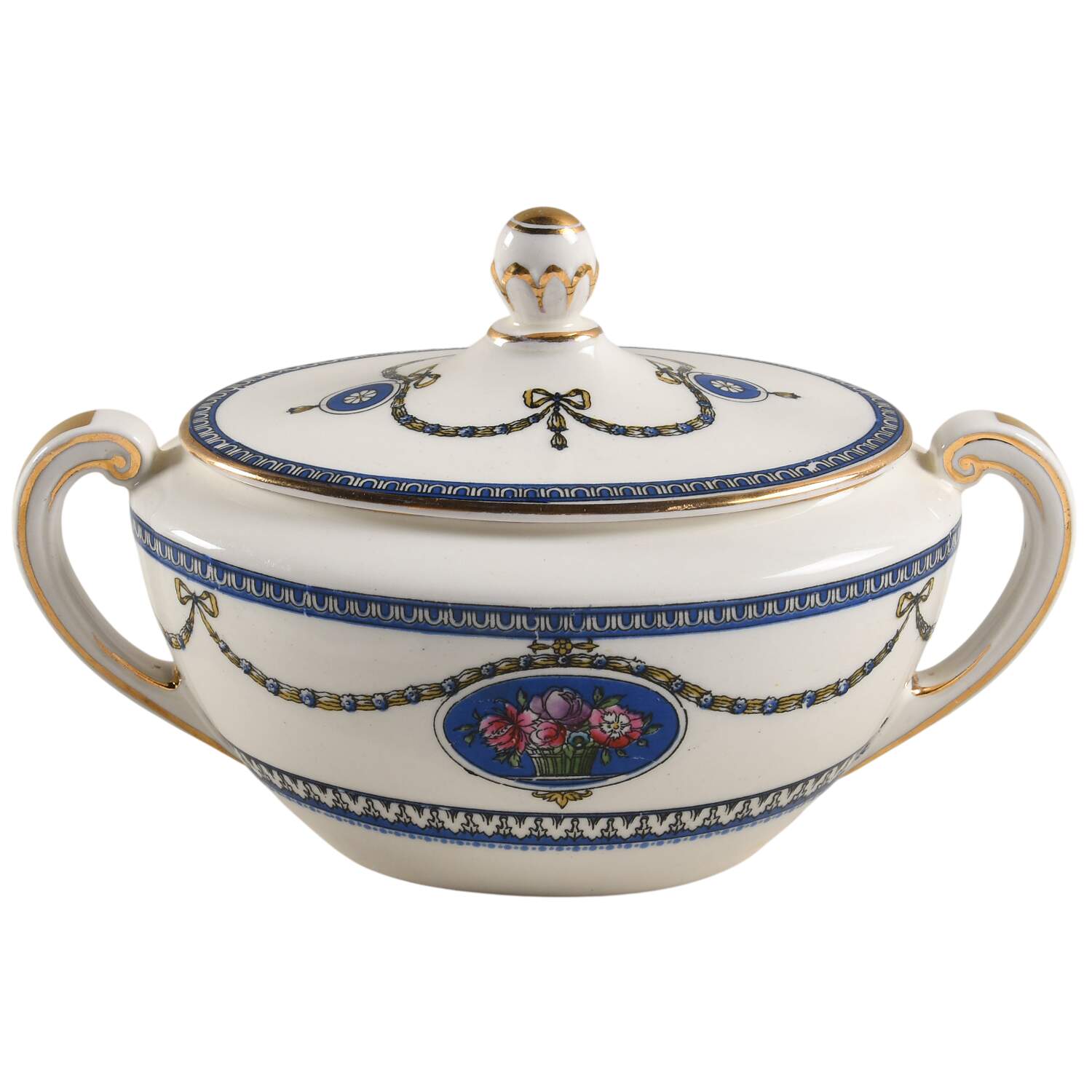 Cameo Sugar Bowl & Lid by Royal Worcester-1