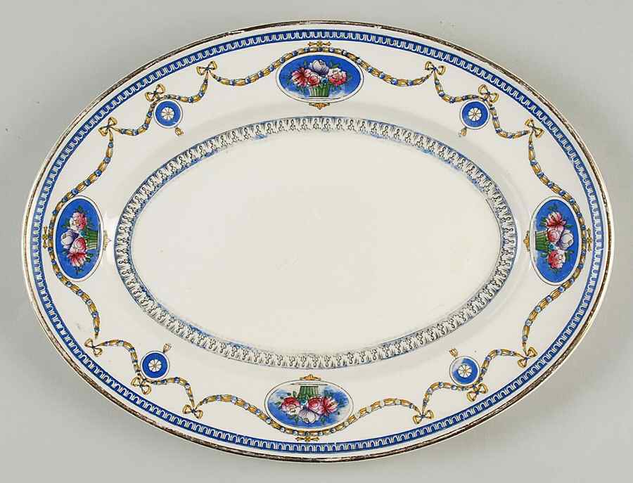 Cameo 11" Oval Serving Platter by Royal Worcester-1