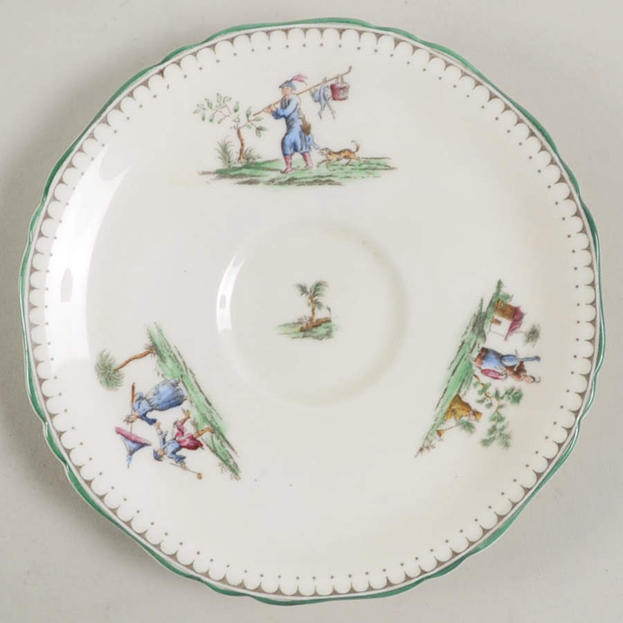 Canton Saucer by Royal Worcester-1