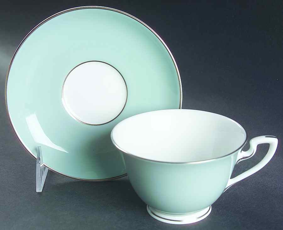Candlelight Footed Cup & Saucer Set by Royal Worcester-1