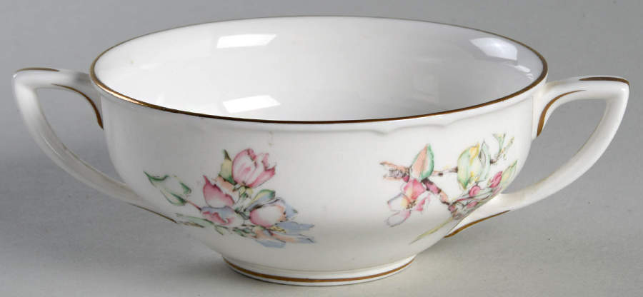 Caprice Flat Cream Soup Bowl by Royal Worcester-1
