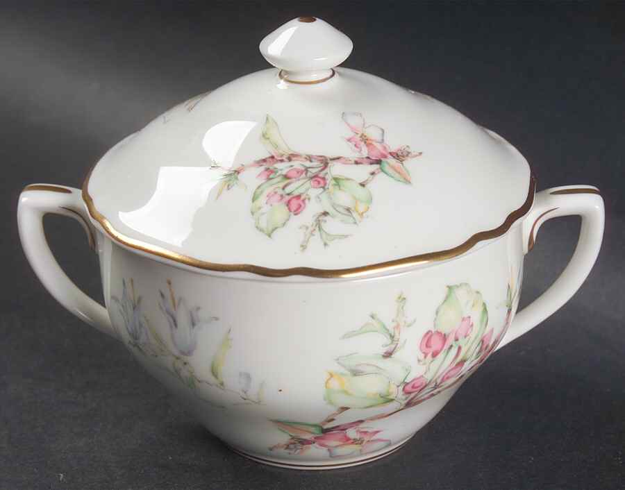 Caprice Sugar Bowl & Lid by Royal Worcester-1