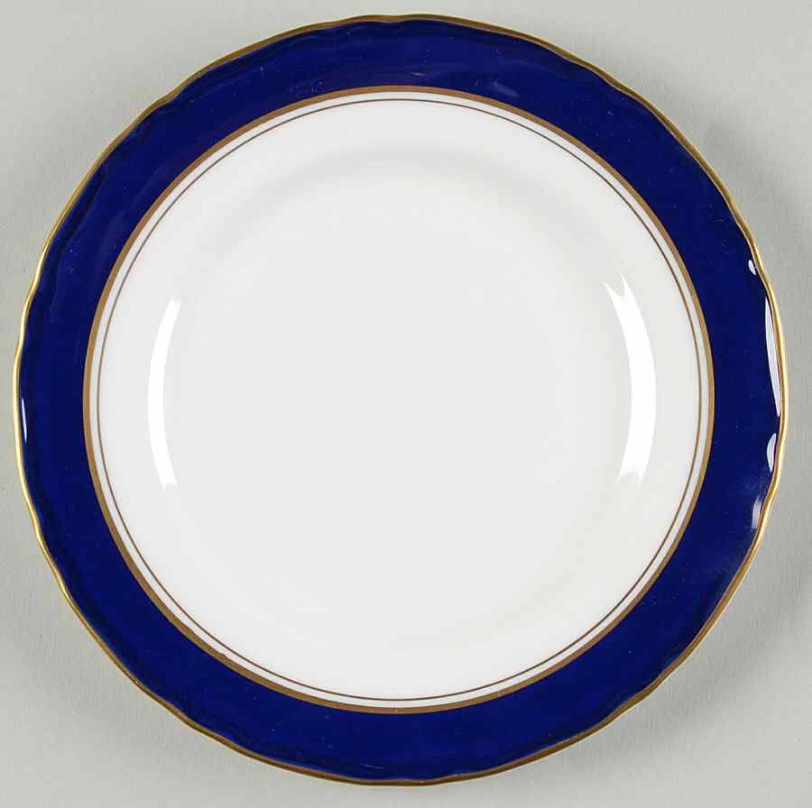 Cavendish Blue Bread & Butter Plate by Royal Worcester-1