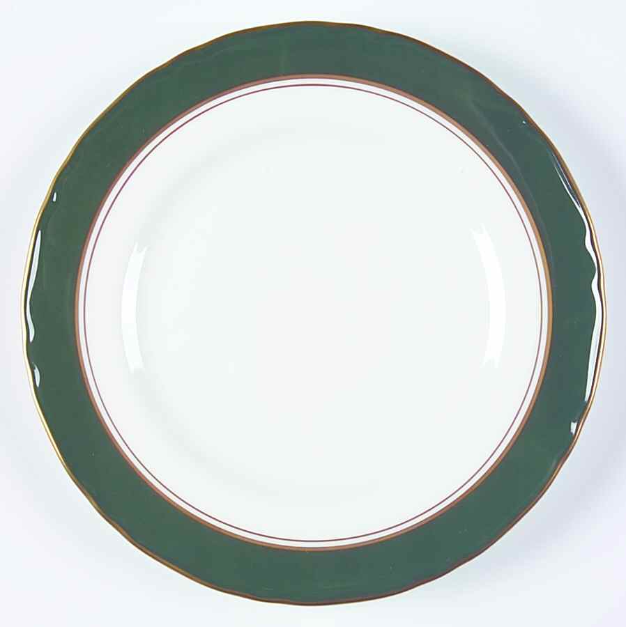 Cavendish Leather Green Bread & Butter Plate by Royal Worcester-1