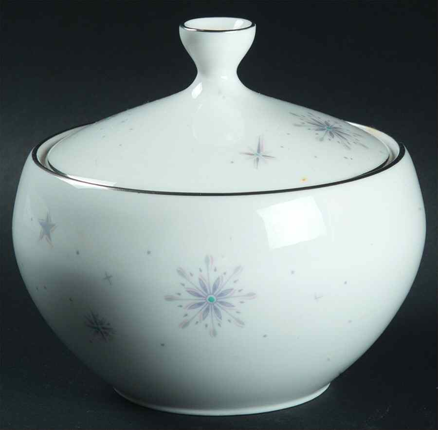 Celeste Sugar Bowl & Lid by Royal Worcester-1