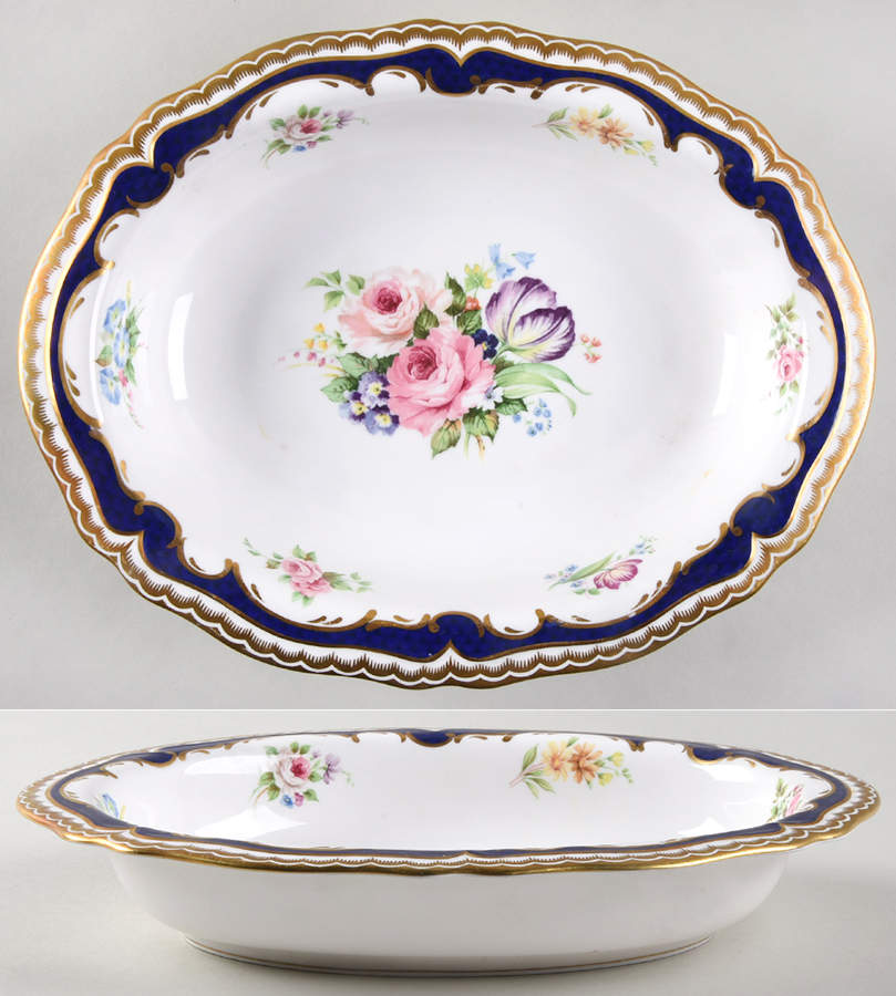 Charlotte 10" Oval Vegetable Bowl by Royal Worcester-1