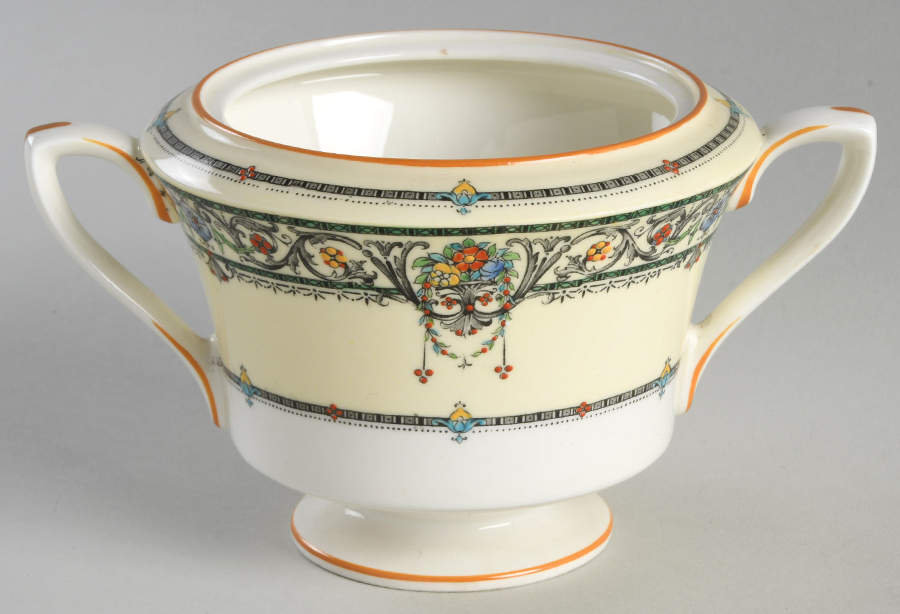 Chantilly Sugar Bowl No Lid by Royal Worcester-1
