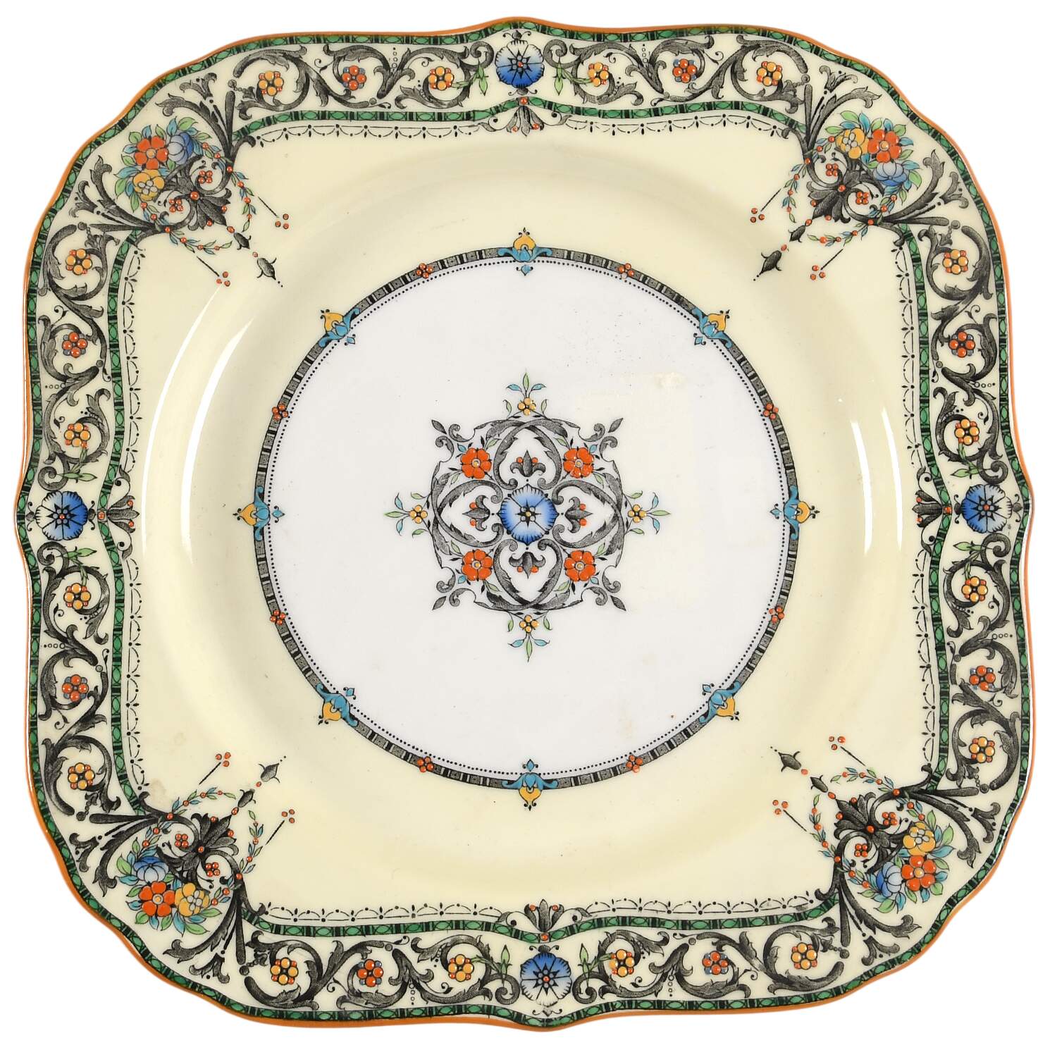 Chantilly Square Luncheon Plate by Royal Worcester-1