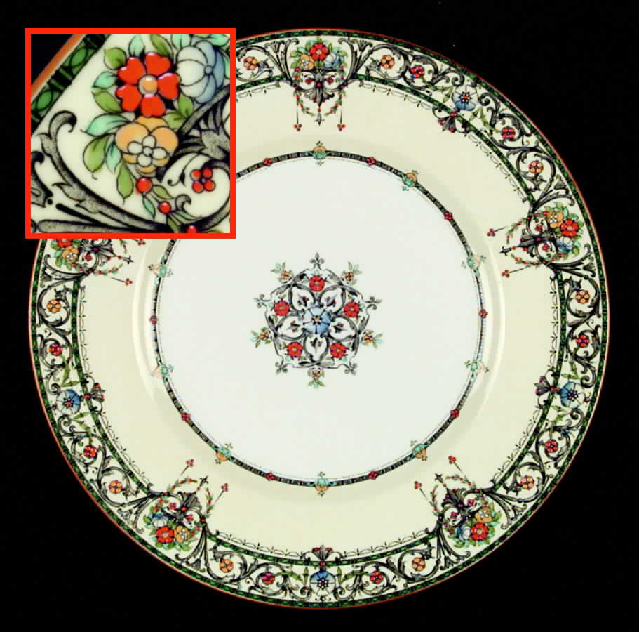 Chantilly Dinner Plate by Royal Worcester-1