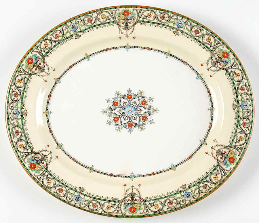 Chantilly 13" Oval Serving Platter by Royal Worcester-1