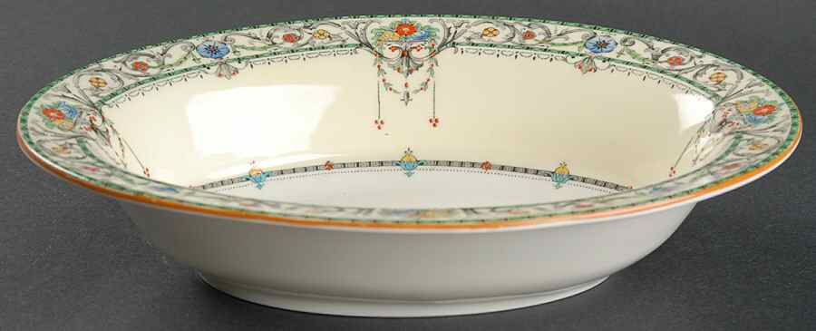 Chantilly 9" Oval Vegetable Bowl by Royal Worcester-1
