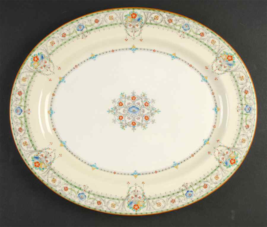 Chantilly 15" Oval Serving Platter by Royal Worcester-1