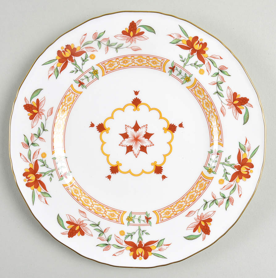 Chamberlain Orange Salad Plate by Royal Worcester-1