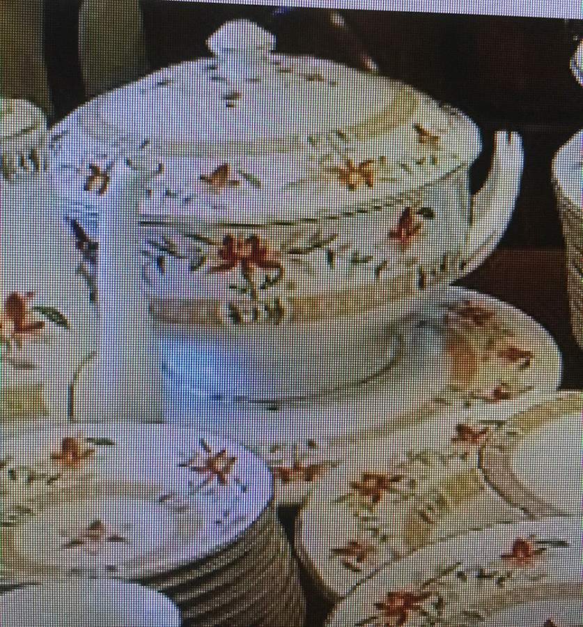 Chamberlain Orange Tureen &  Lid by Royal Worcester-1