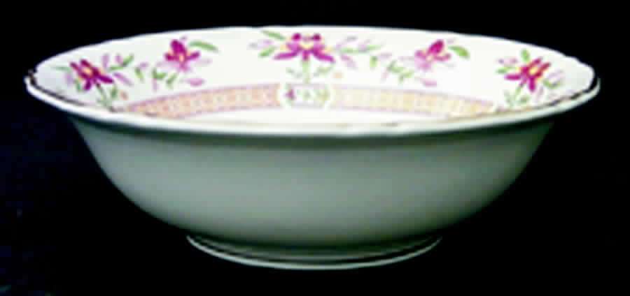 Chamberlain Orange 9" Round Vegetable Bowl by Royal Worcester-1
