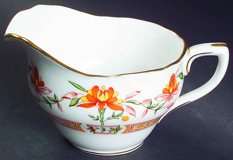 Chamberlain Orange Creamer by Royal Worcester-1