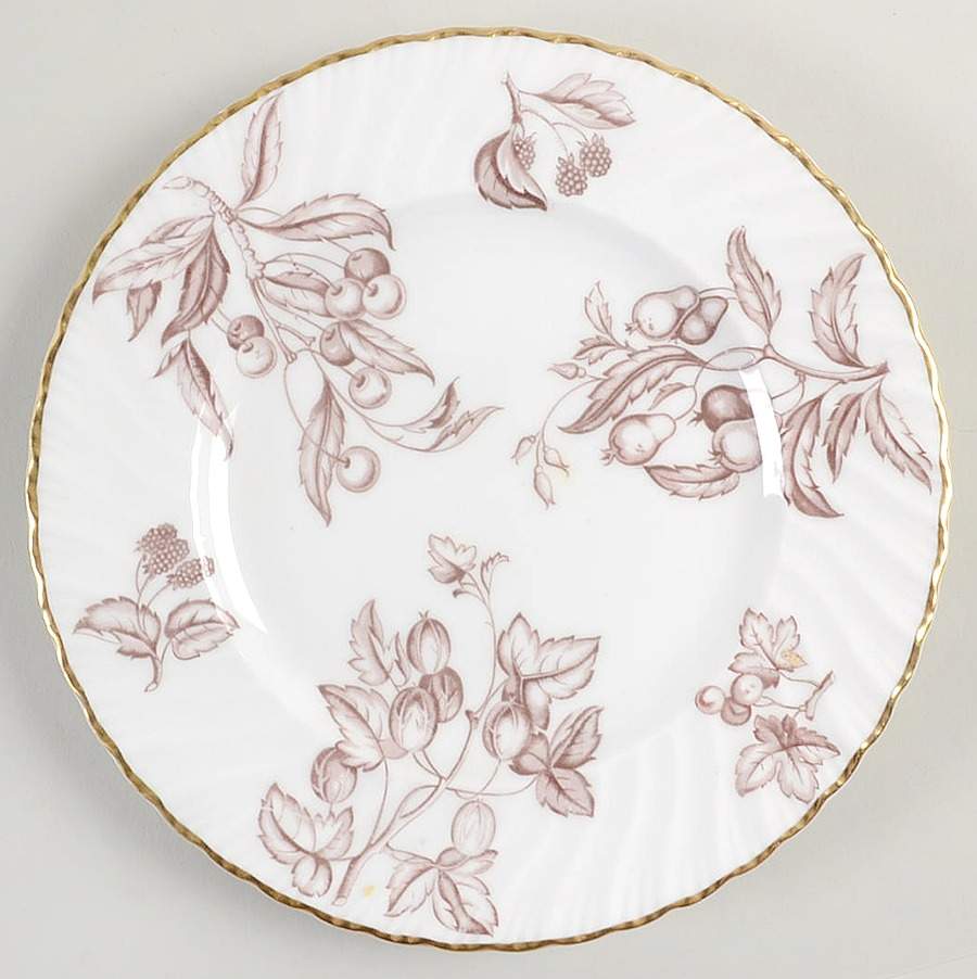 Charmion Brown Salad Plate by Royal Worcester-1