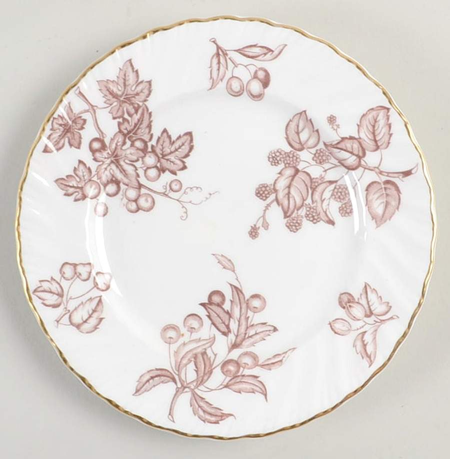 Charmion Brown Bread & Butter Plate by Royal Worcester-1