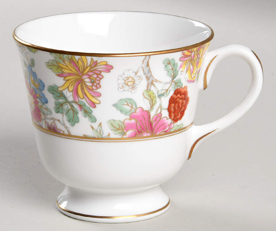 Chinese Garden Footed Cup by Royal Worcester-1