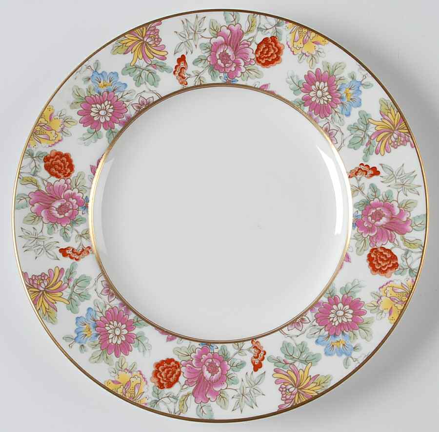Chinese Garden Salad Plate by Royal Worcester-1