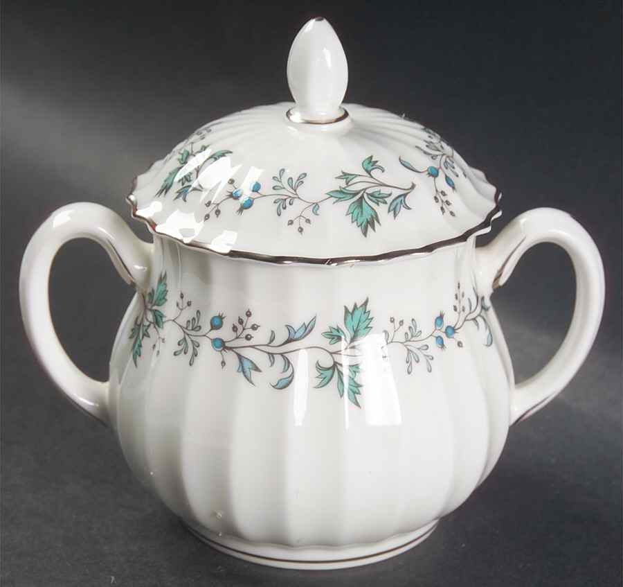 Chapel Hill Sugar Bowl & Lid by Royal Worcester-1