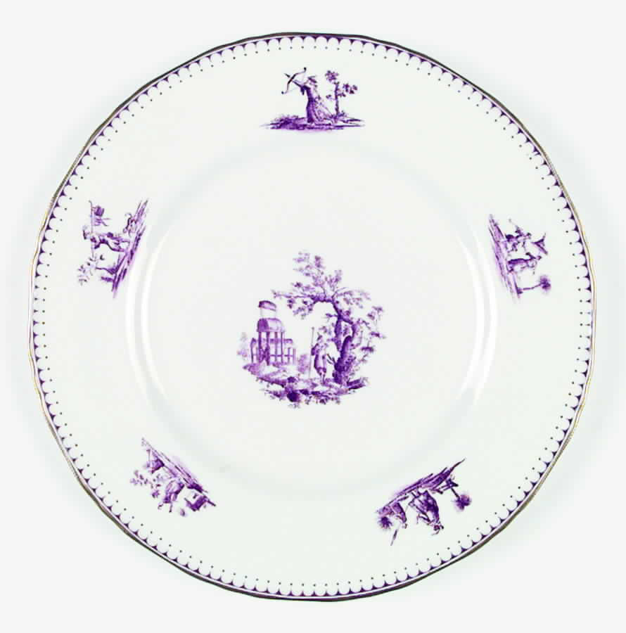 Chippendale Dinner Plate by Royal Worcester-1