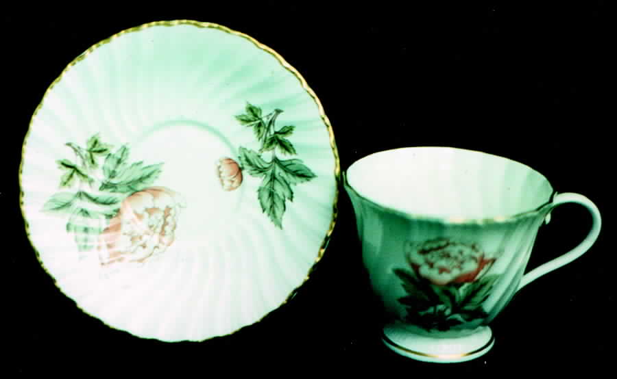 Christina Footed Cup & Saucer Set by Royal Worcester-1