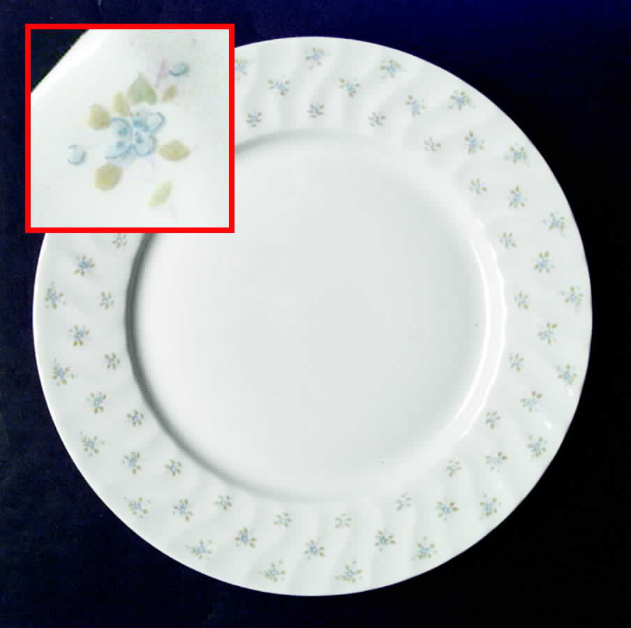 Cottage Flowers Dinner Plate by Royal Worcester-1