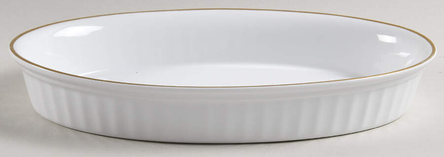 Corinth Gold 10" Oval Baker by Royal Worcester-1